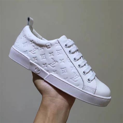 louis vuitton sneakers white|all white louis vuitton sneakers.